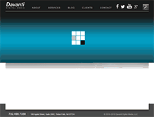Tablet Screenshot of davantidigital.com